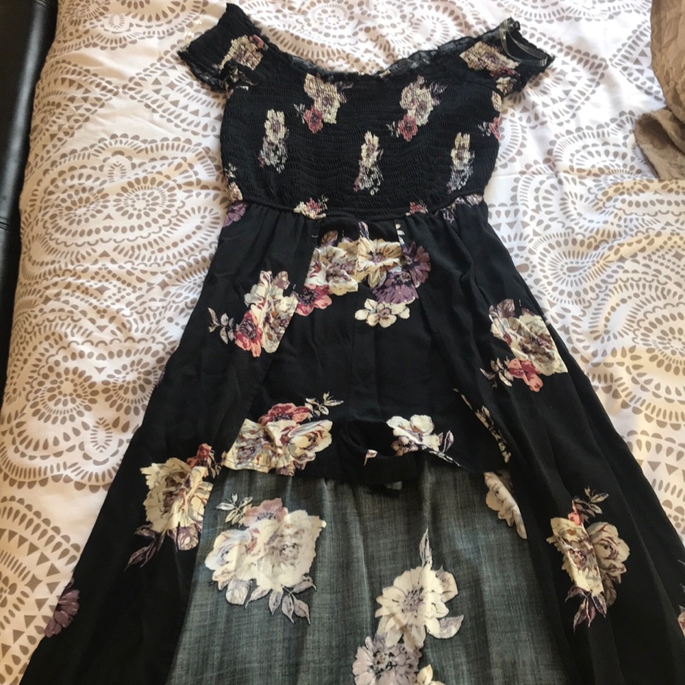 Florar romper with long back